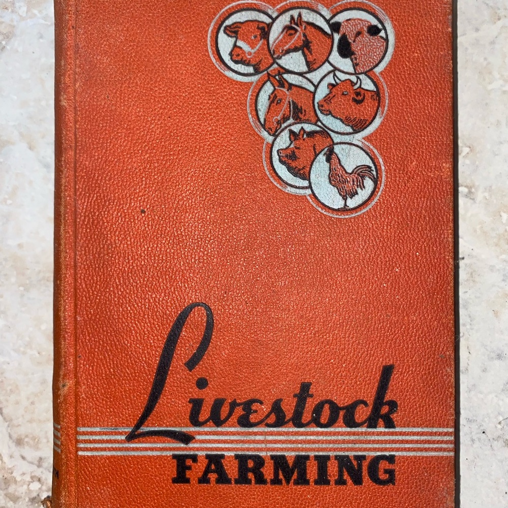 Vintage Livestock Farming Book